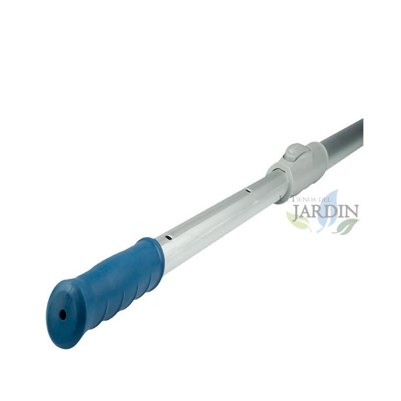 Aluminum telescopic pool handle 1.8 + 1.8 meters, wing nut fixing Aluminum telescopic pool handle 1.8 + 1.8 meters, wing nut fixing