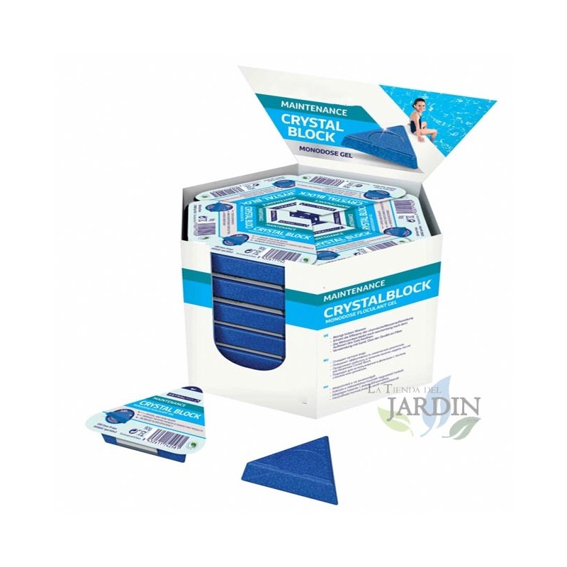 Set di 36 Gel Flocculante Monodose, Detergente e Chiarificatore per l'acqua della piscina. Traparenza totale dell'acqua