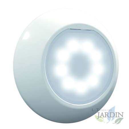 Set aus weißer Zierleiste + AC-Pool-Lichtpunkt