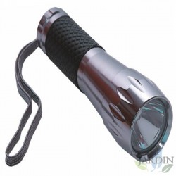 Lampe Torce LED 3W 120 Lumens Ultra Puissante avec Clip, aluminium