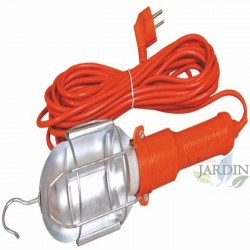 Workshop lamp holder with 10 meters of cable