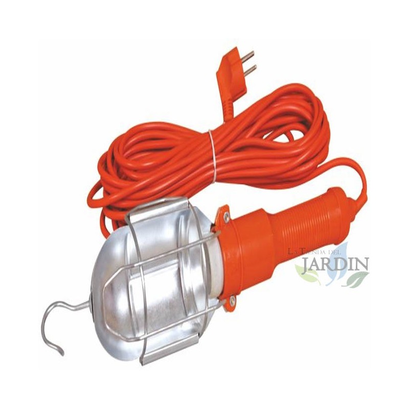 Workshop lamp holder with 10 meter cable