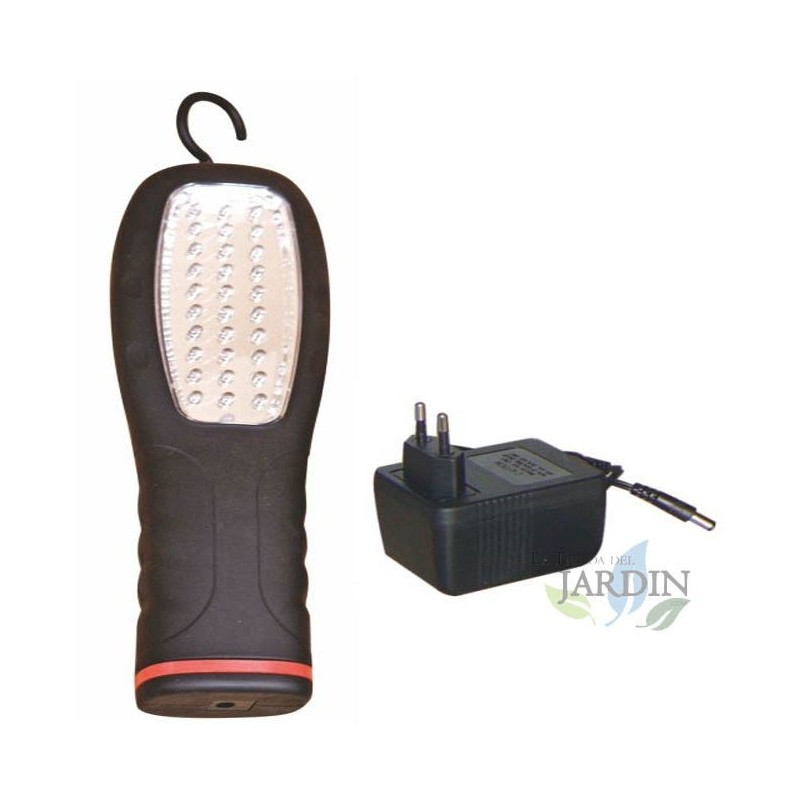 Lampe d'atelier portable avec 31 LED et batterie