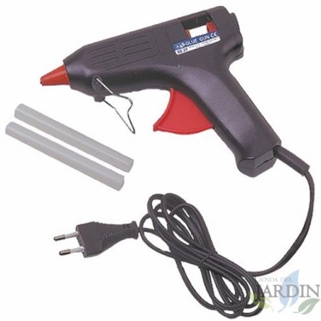 Pistola per Colla a caldo 60W con 2 Bastoncini. Pistola per colla elettrica a riscaldamento rapido per riparazioni