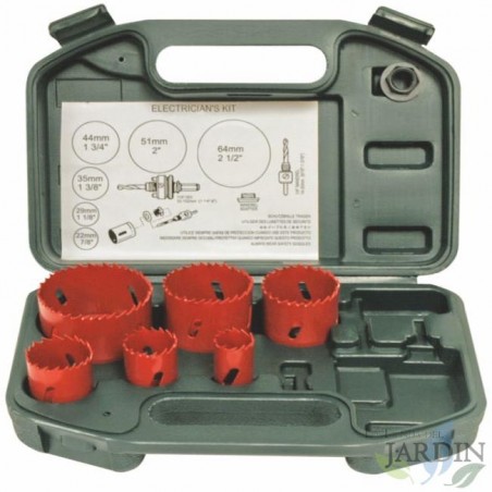 Bimetal Crowns Kit 22-29-35-49-51-64 mm