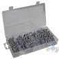 Kit di 151 occhielli aperti e chiusi | Set di fissaggio | Accessori fai da te