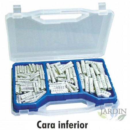 Conjunto de 170 peças de brocas e buchas sortidas | Conjunto completo de brocas | Kit de fixação e perfuração