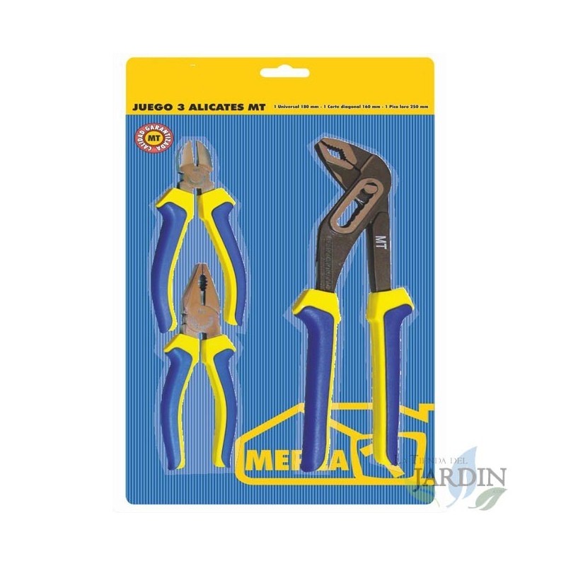 Parrot-nose, fine-nose, and round-nose pliers kit