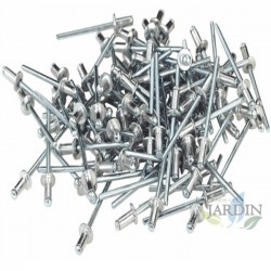 Kit de 500 rebites ocos de 2 a 8 mm
