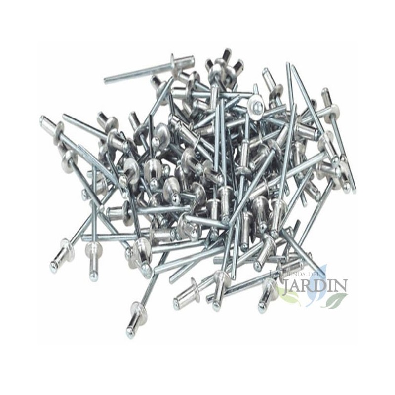 Ensemble de rivets aveugles en aluminium, pack de 500 rivets Alu/Acier, rivets à tête plate pour métal, 2 à 8mm