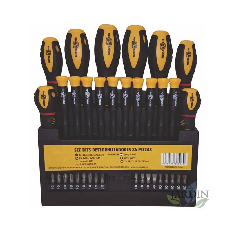 Kit de 36 peças e chaves de fenda, kit completo de chaves de fenda, ferramentas DIY Kit de 36 peças e chaves de fenda, kit completo de chaves de fenda, ferramentas DIY