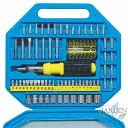 Schraubendreher mit 101 Bits und Stecknüssen