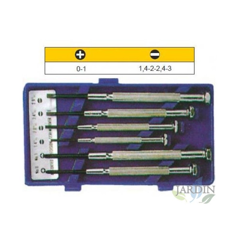 Kit de mini chaves de fenda para relojoeiro