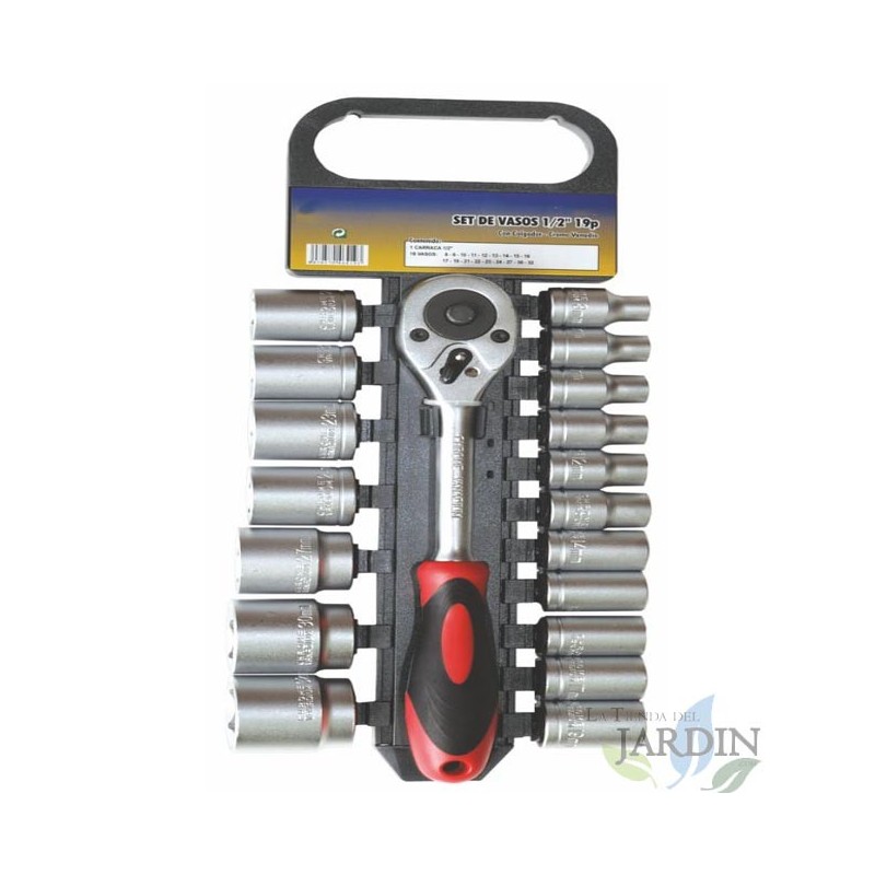 Estuche de bits y vasos 19 piezas, estuche pequeño de bits y vasos, herramientas profesionales Estuche de bits y vasos 19 piezas, estuche pequeño de bits y vasos, herramientas profesionales
