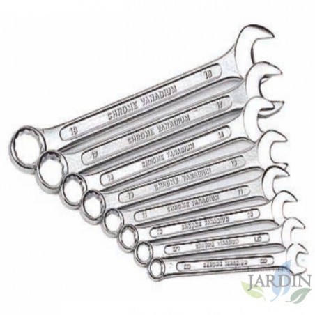 Set of 8 mixed keys, fixed and stars