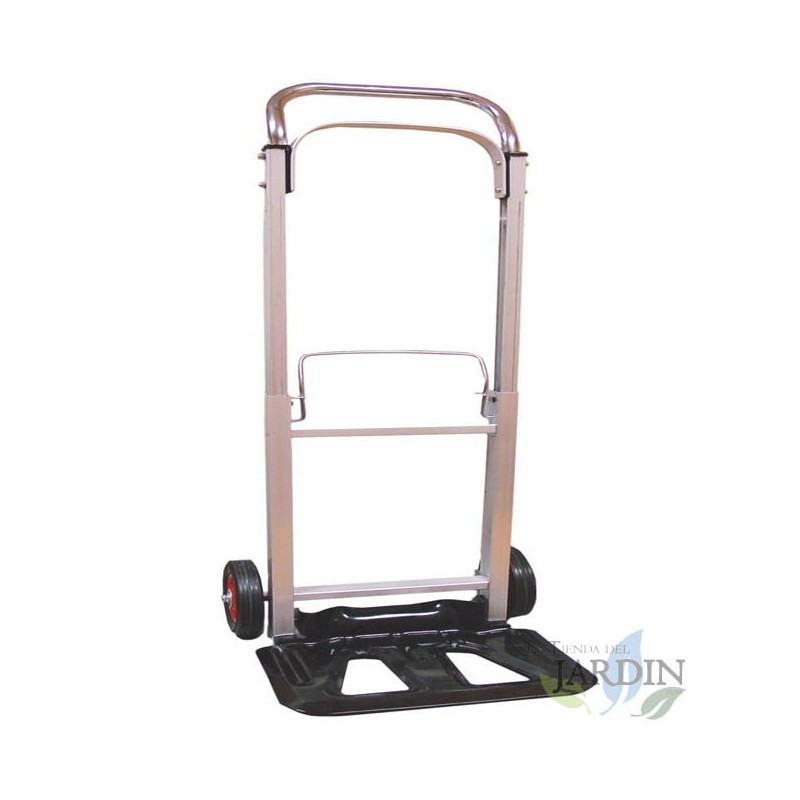 Carrinho de carga dobrável, carga máxima de 90 kg, carrinho compacto e resistente para transporte