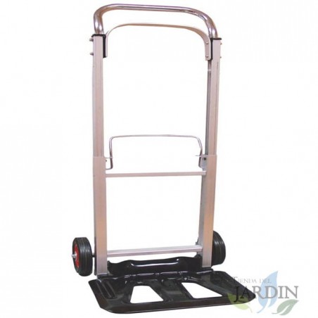 Carrinho de carga dobrável, carga máxima de 90 kg, carrinho compacto e resistente para transporte