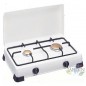 Gas cooker with 2 burners, adjustable burner Gas cooker with 2 burners, adjustable burner