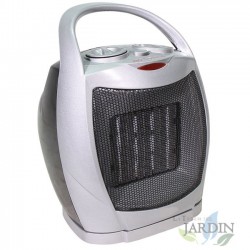 Chauffage en céramique professionnel avec 2 niveaux de chaleur, 1500 W, gris