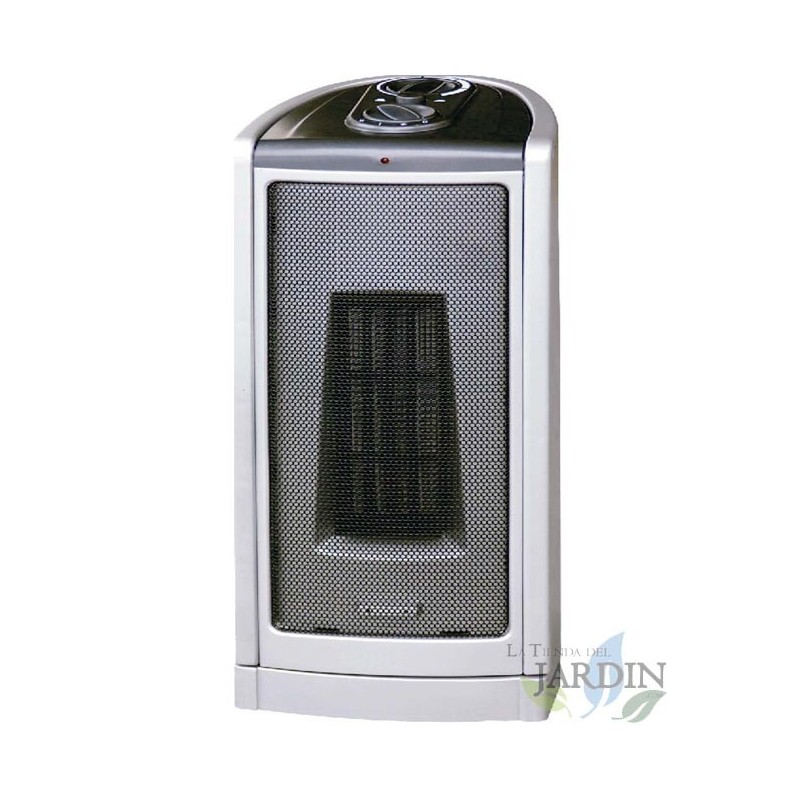 Calefactor cerámico oscilante 750W-1500W, calefactor compacto, ideal para habitaciones Calefactor cerámico oscilante 750W-1500W, calefactor compacto, ideal para habitaciones