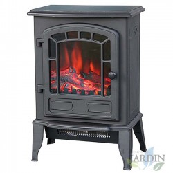 Lareira elétrica estilo 2000W 39x24x57 cm