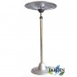 Chauffage Radiante Infrarouge sur pied extérieur 2400W + Télécommande, 60cm, acier inoxidable Chauffage Radiante Infrarouge sur pied extérieur 2400W + Télécommande, 60cm, acier inoxidable