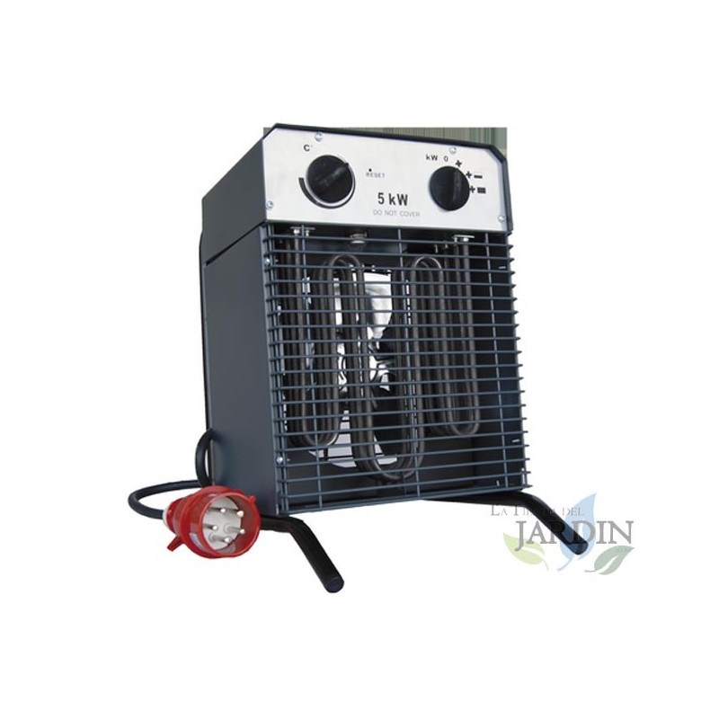 5000W electric heater unit 26x40x40 cm
