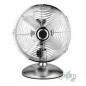 Ventilador de mesa prateado 40W 30cm - Ventilador compacto e elegante para escritórios Ventilador de mesa prateado 40W 30cm - Ventilador compacto e elegante para escritórios