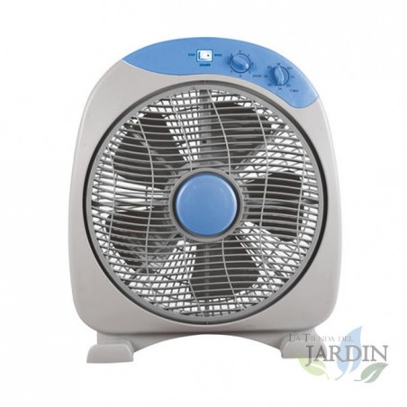 Ventilateur de sol oscillant de 30cm, 40W, 3 vitesses