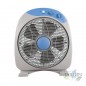 Ventilateur de sol oscillant de 30cm, 40W, 3 vitesses