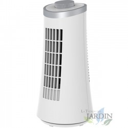 Torre de ventilação oscilante 25 cm, 15 W