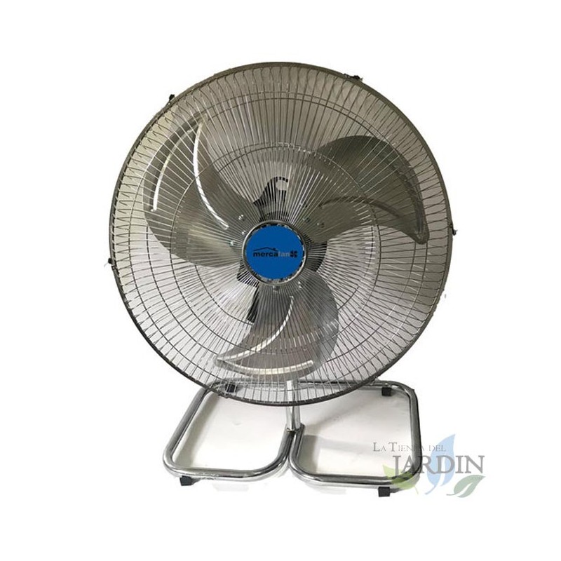 Ventilateur d'atelier à circulation d'air robuste, Ventilateur de sol 45 cm, 3 vitesses 120W