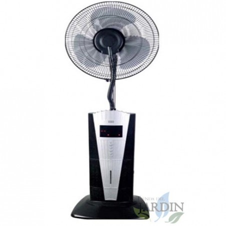 Ventilador de nebulização 3 velocidades 100W 40cm, 1,4 litros