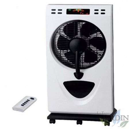 Ventilador de nebulização digital, 3 velocidades, 90 W, 30 cm