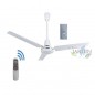Ventilatore da soffitto senza luce 120 cm 65W, telecomando Ventilatore da soffitto senza luce 120 cm 65W, telecomando