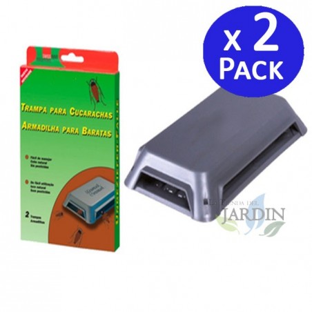 Pacote com 2 armadilhas para baratas - Controle eficaz de pragas para uma casa livre de insetos