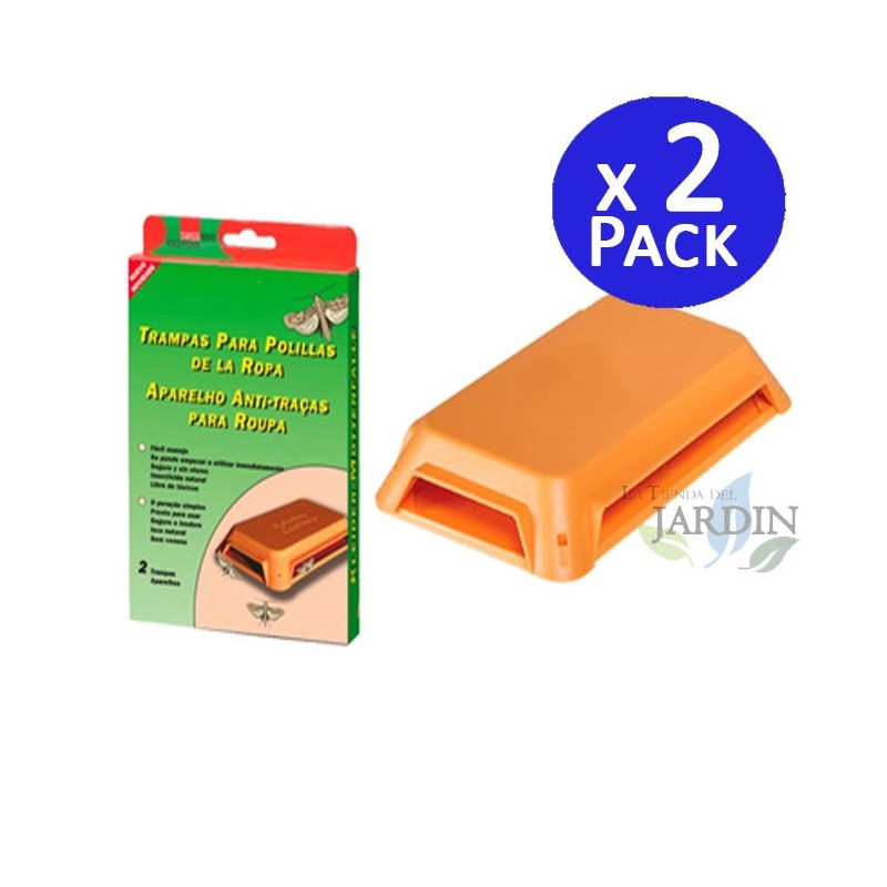 Set di 2 Trappole per tarme alimentari - Protezione sicura contro i parassiti nelle dispense Set di 2 Trappole per tarme alimentari - Protezione sicura contro i parassiti nelle dispense