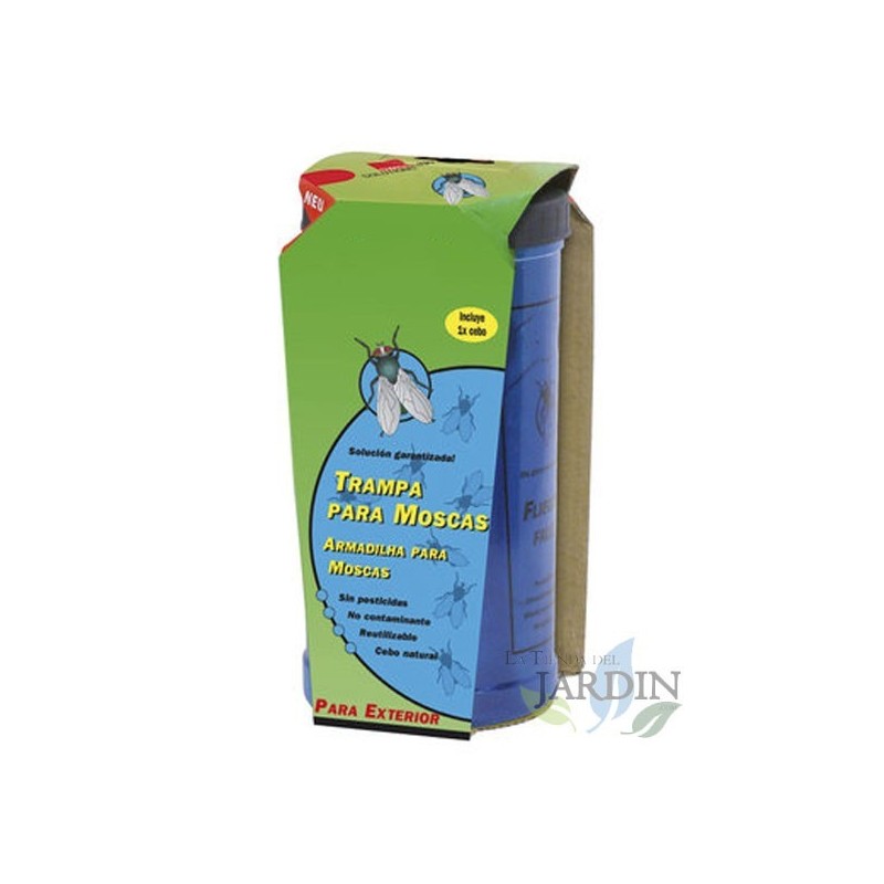 Armadilha para moscas ao ar livre