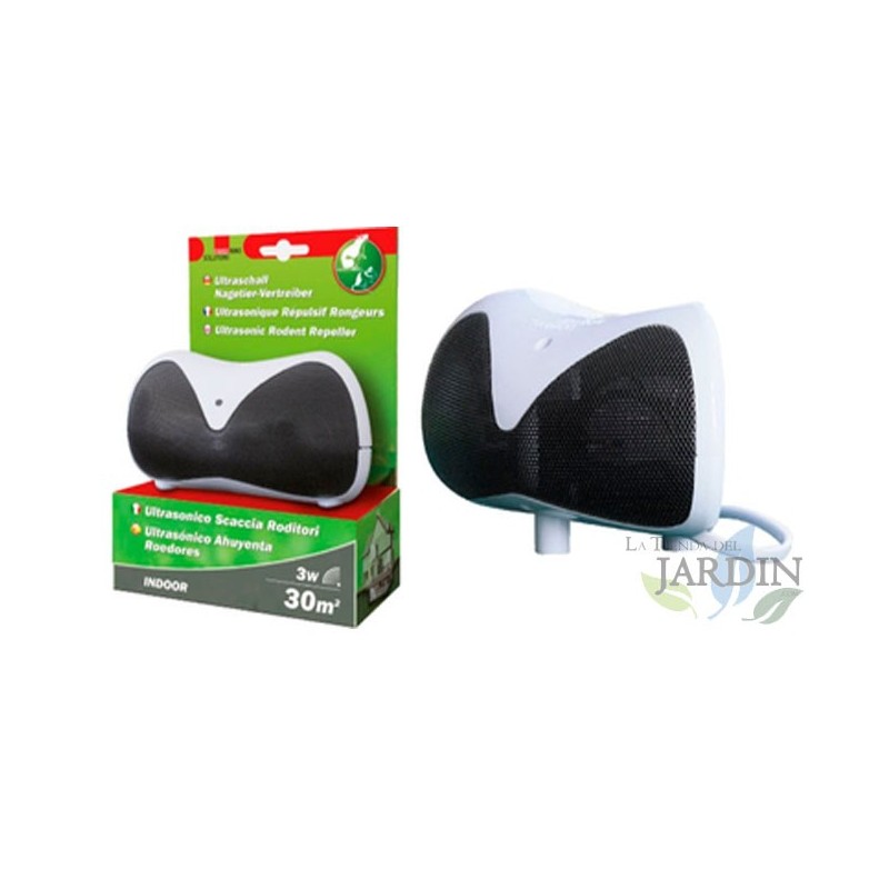 Répulsif ultrasonique contre les rongeurs, souris, rats et autres animaux. Protection du jardin et de la maison.
