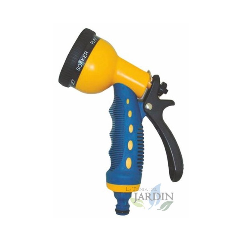 Plastic watering gun with 7 positions Plastic watering gun with 7 positions