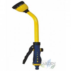Pistola pulverizadora de riego 9 posiciones con mango 45 cm