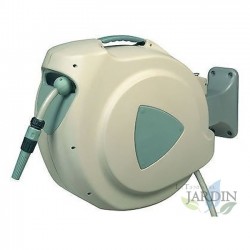 Automatic hose reel with 12mm hose, 20 meters