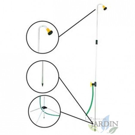  Doccia da giardino portatile con treppiede