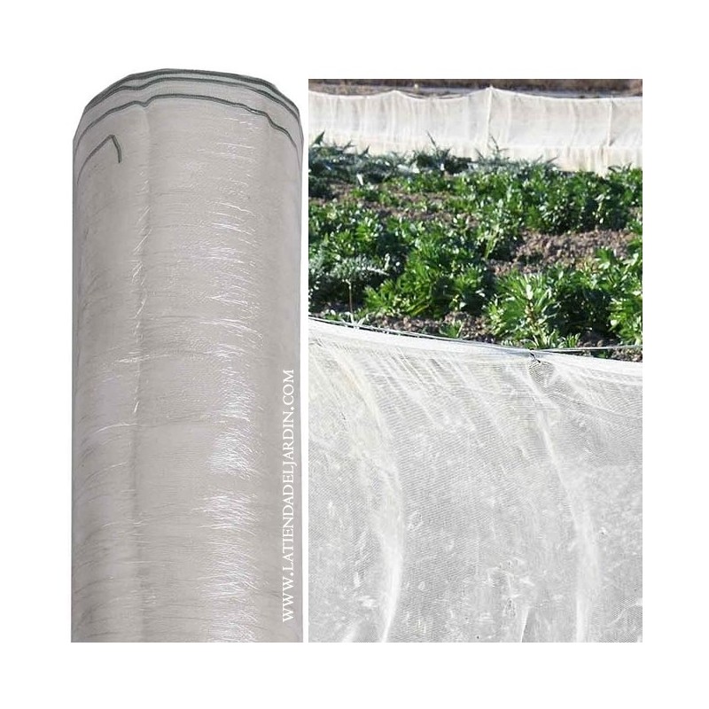 Rete Frangivento per la Protezione delle Colture e delle Piante 1,5 x 100 m, bianca