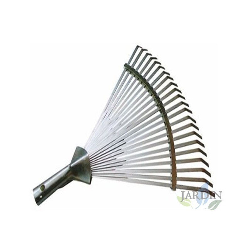 Scopa da giardino in metallo con manico, misura a scelta  Scopa da giardino in metallo con manico, misura a scelta