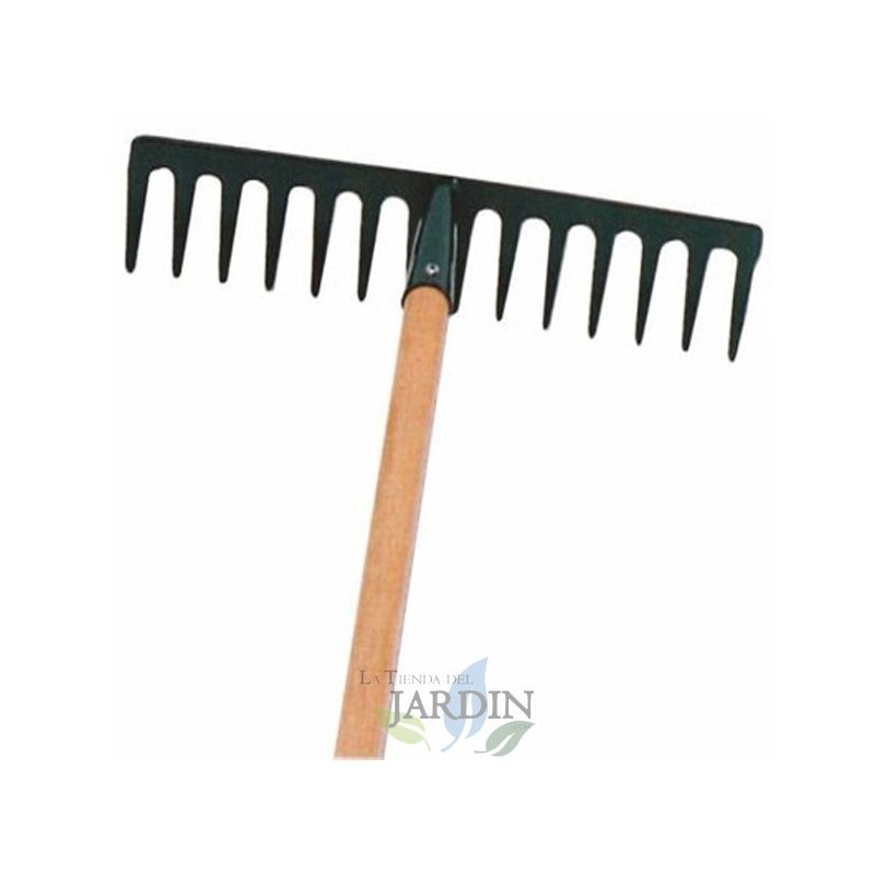 Rastrello da giardino con manico, misura a scelta