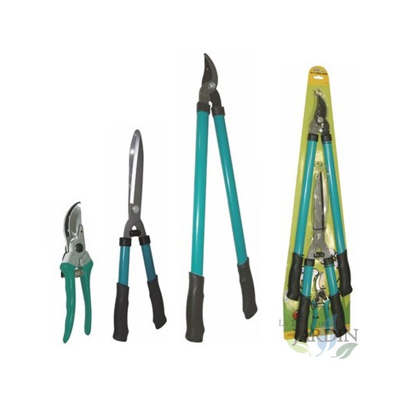 Kit Tijeras Especial Poda Jardín: Tijera Hoja Recta, Poda y Manual - Todo en uno para jardinería Kit Tijeras Especial Poda Jardín: Tijera Hoja Recta, Poda y Manual - Todo en uno para jardinería