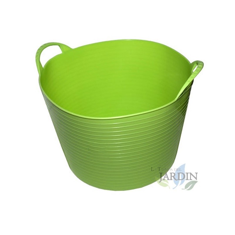 Cesto de jardim verde, 25 litros