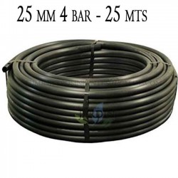 Polyethylenrohr 25mm | Landwirtschaftliches Rohr 25mm 4 bar 25 Meter | Bewässerungsrohr 25mm | Bewässerungsschlauch 25mm