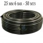 Tubo in polietilene 25mm, Tubo agricolo 25mm 6 bar 50 metri, Tubo per irrigazione 25mm, Tubo per irrigazione 25mm
